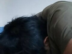 Me licking my sole