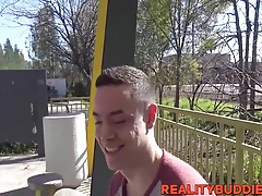 Fit hunk Aiden gets ass hammered hard