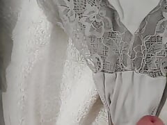 Massive cumshot on panties