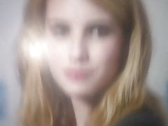 Cum on Emma Roberts