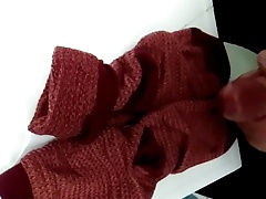Cum on Her Socks After All Day in Boots