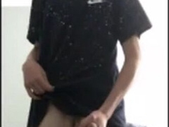 Twink's Glasses Pop Off During Huge Handjob