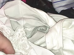 Cumming in girlfriends panties