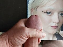 Maisie Williams Blond Cum Tribute