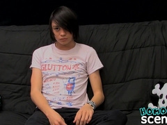 Dialogue with punk lad gone sexual with assfucking intrusion