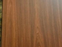 Cumming on hotel table