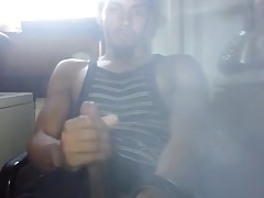 Black Guy Jerks Off