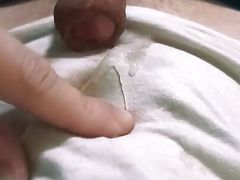 The long-awaited drain of juicy and hot sperm