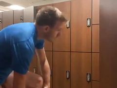 Masturbating in Locker Room