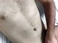 Big cock self rubbing
