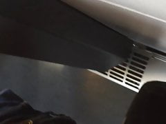 Cumming in germn train