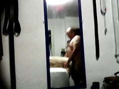 Daddies fucking in the mirror