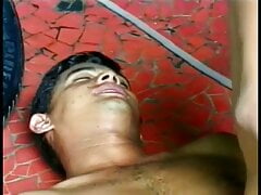 Gay dude licks horny stud's butt before fucking him