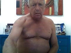 Daddy cums on cam