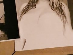 Cum Tribute for some chick with insane cans!