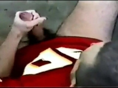 HandJob Fun Outside: Amateur Man Cums Hard!