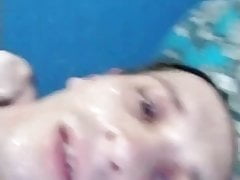 Self facial from fag Olyverpass