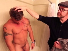 Body builders, big dick, hunk