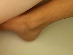 Twinks take a bath together before blowjobs and hardcore pounding