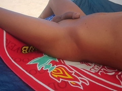 Attempting Not To Get Caught Stiff Eyeing Nubiles On The Naked Beach Part two