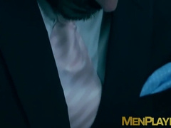 Blindfolded Businessman Dani Rivera Sucked Dildo And Fucked - Manuel Scalco