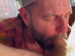 Sucking Off A Handsome Hairy Friend