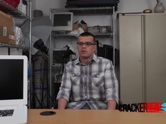 Nerdy Queer Sucks Big Black Dick In Interracial Gay Casting Porn Scene