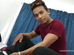 Asian Twink Derick Foot Fetish Jerk Off
