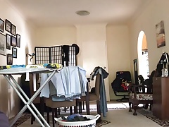 Day in the life of a naked man.