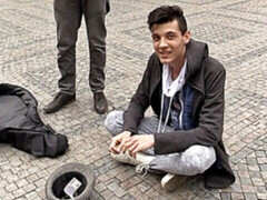 Twink enjoying hardcore sex in exchange for cash