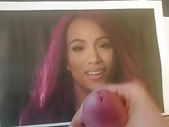 Cum Tribut Sasha Banks WWE