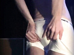 Twinky teen stripping and jerking off