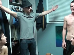 Watch these guys slurp and gulp on each other's hard shafts in a wild and hardcore scene