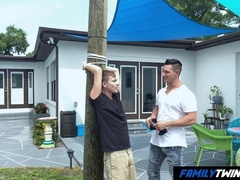FamilyTwink - Batty boy Uncle Deviants his Lil Cousin on a Public Pillar