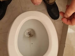 Military urinate and smoke