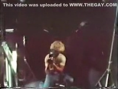 Crazy male in hottest vintage, bareback gay porn movie