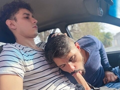 Little twink Sebas Gold rides Julian Shul sluttily