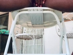 THINK THEY WITNESSED ME? POINT OF VIEW Masterbating outside.