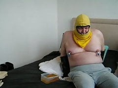 wallowing in piss in my piss-stinking jogging pants