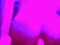 Twink plays with big cock toy