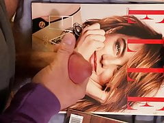 Cumming for Emma Stone and licking it up 4