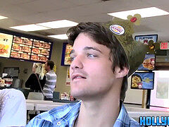 Krys Perez and Brice Carson touring the sunny California