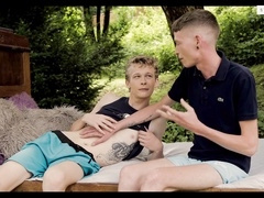 STAXUS :: Cum Outside - gorgeous youthful guys unleash their passion outdoors !