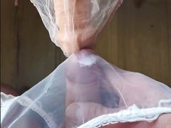 Panty frotting with my dildo