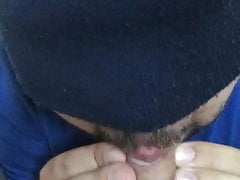 My friend make me a blowjob.