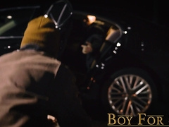 BoyForSale - Pallid light-haired muscle guy gaped and bred by strung up dom father