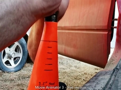 Video, Taking Xl Cone Toy Mod Outdoors At Work Alone