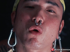 YOSHIKAWASAKIXXX - Insane Yoshi Kawasaki Guzzles His Own Urinate