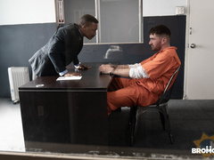 Convict Chris Damned needs black cock feat. Adrian Hart