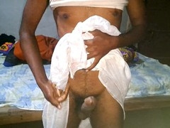 Big cock solo masturbation, indian young boy, big black cock solo